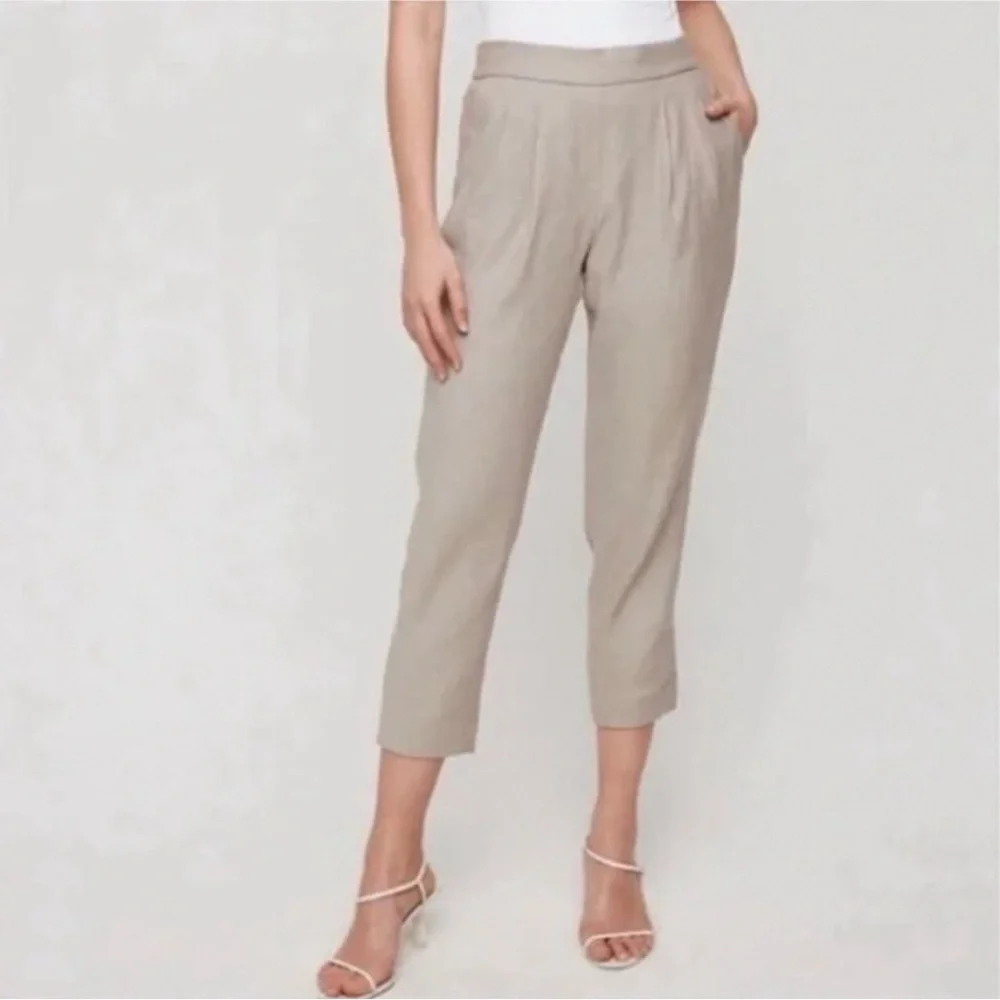 Aritzia Babaton Cohen Linen Blend Pants